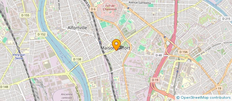 localisation de l'entreprise MADAME ROMY MARTINI  MAISONS-ALFORT