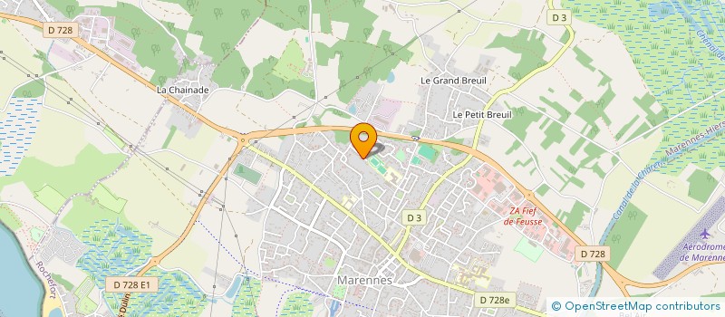 localisation de l'entreprise MADAME ROMY MASSE  MARENNES-HIERS-BROUAGE