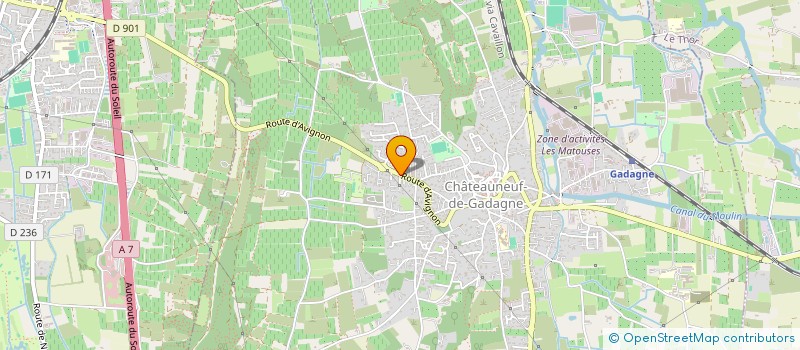 localisation de l'entreprise MADAME ROMY MAUSSAN  CHATEAUNEUF-DE-GADAGNE