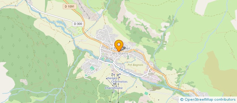 localisation de l'entreprise MADAME ROMY PAGE  LE MONETIER-LES-BAINS