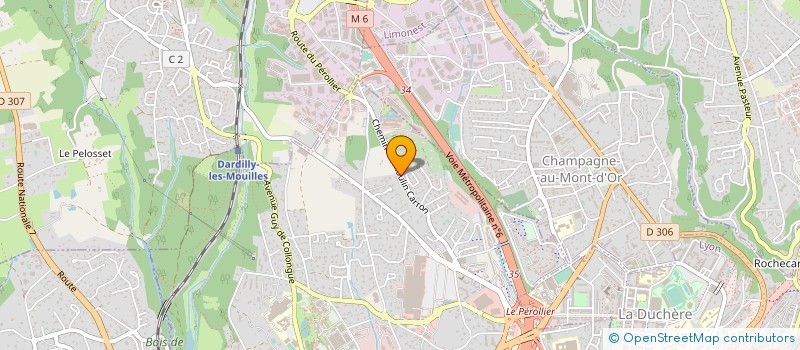 localisation de l'entreprise MADAME ROMY PARTOUCHE  ECULLY