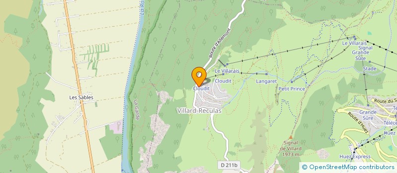 localisation de l'entreprise MADAME ROMY PAULUS  VILLARD-RECULAS