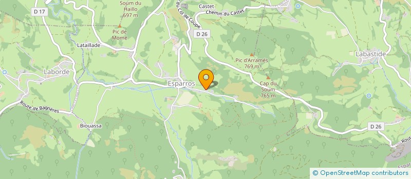 localisation de l'entreprise MADAME ROMY ROCHE  ESPARROS