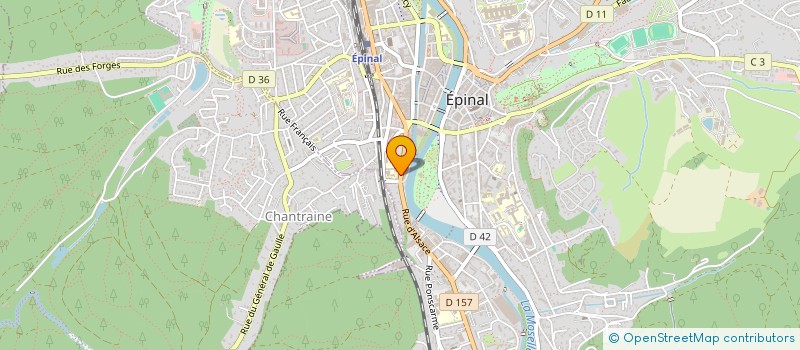 localisation de l'entreprise MADAME ROMY THIEBAUT  EPINAL