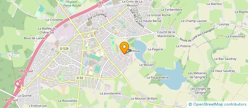 localisation de l'entreprise MADAME ROMY THISSIER  LIFFRE