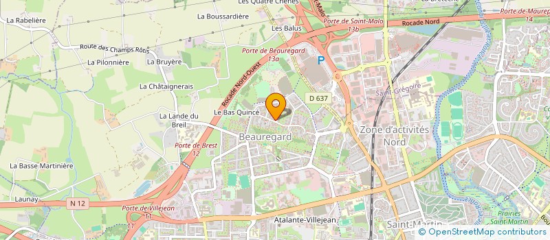 localisation de l'entreprise MADAME ROMY VASSELIN  RENNES