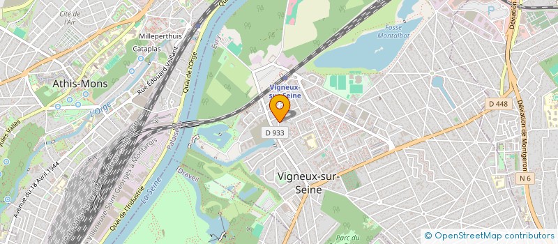 localisation de l'entreprise MADAME RONELLE MOUSSABOU à VIGNEUX SUR SEINE
