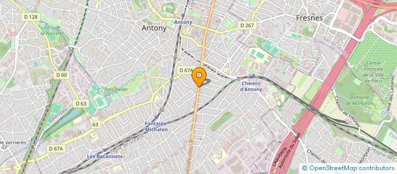 localisation de l'entreprise MADAME RONGJUAN XIAO à ANTONY