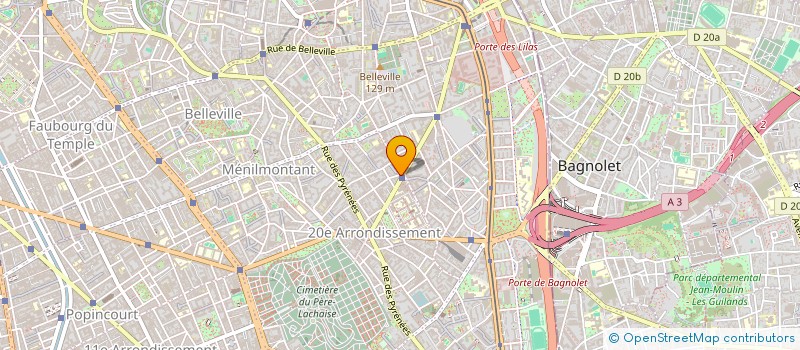 localisation de l'entreprise MADAME RONY AMIEL  PARIS