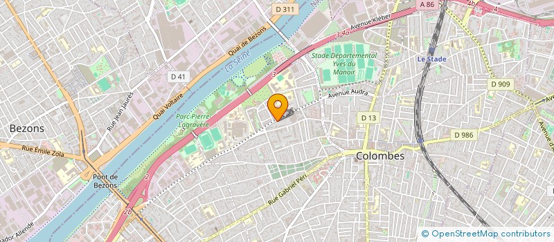localisation de l'entreprise MADAME ROOSE TAINA BERVALIN ETIENNE  COLOMBES