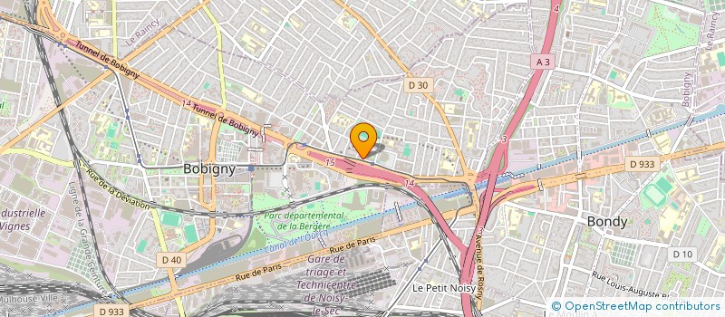 localisation de l'entreprise MADAME ROSA ABRIKA  BOBIGNY