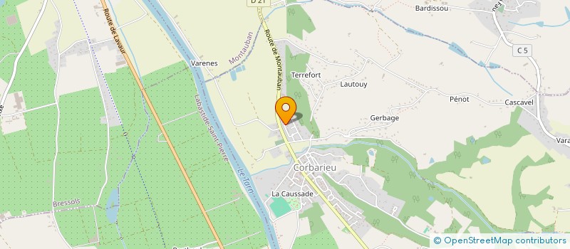 localisation de l'entreprise MADAME ROSA ALESSI  CORBARIEU