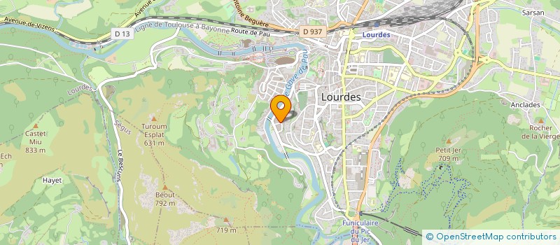localisation de l'entreprise MADAME ROSA ANTUNES BRITO à LOURDES