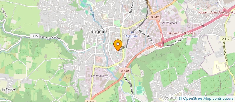 localisation de l'entreprise MADAME ROSA BATISTA  BRIGNAIS