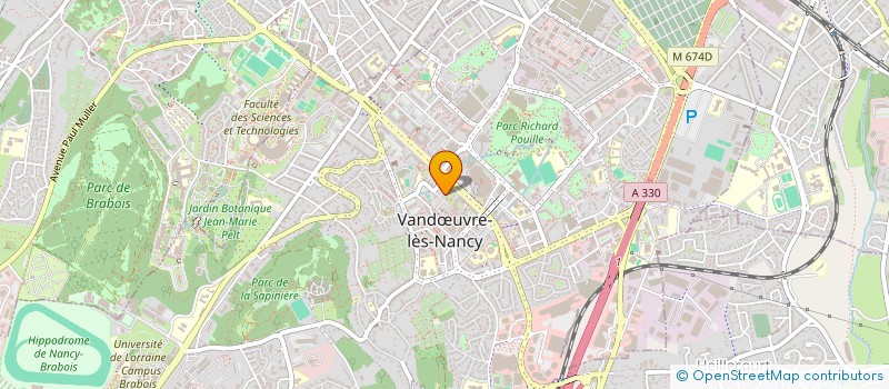 localisation de l'entreprise MADAME ROSA BAYKHOTOVA  VANDUVRE-LES-NANCY