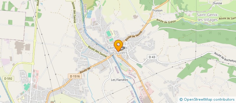 localisation de l'entreprise MADAME ROSA BESSA  SAINT-GENIX-LES-VILLAGES