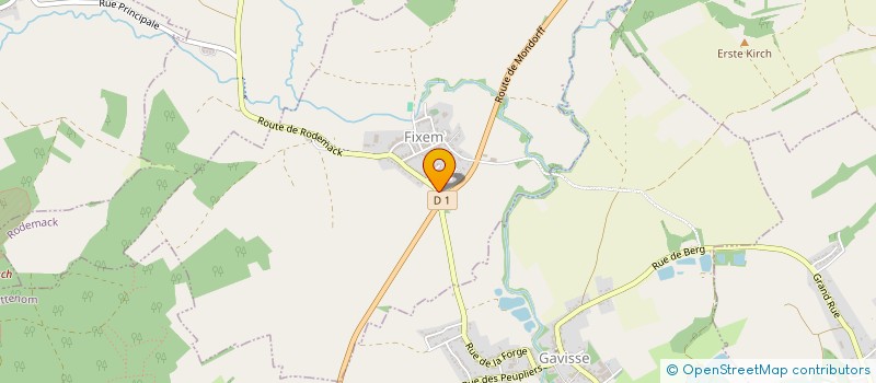 localisation de l'entreprise MADAME ROSA BORGES RODRIGUES  FIXEM