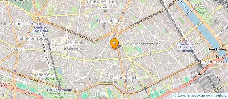 localisation de l'entreprise MADAME ROSA BOUBAKOUR  PARIS