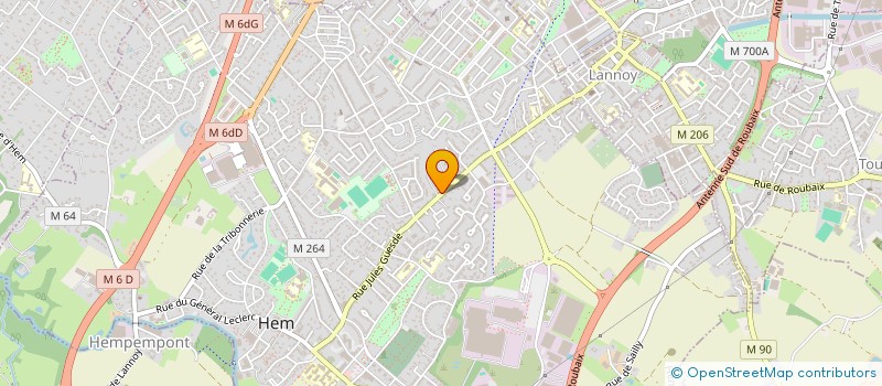 localisation de l'entreprise MADAME ROSA BOURAHLA  HEM