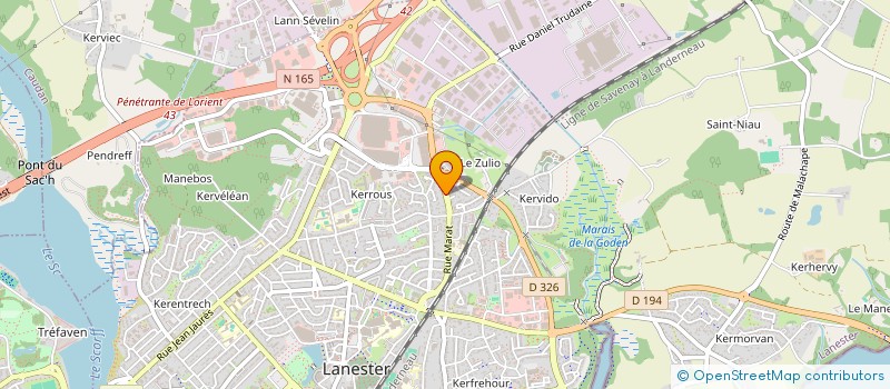 localisation de l'entreprise MADAME ROSA CIAVATTA  LANESTER