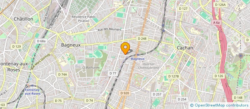 localisation de l'entreprise MADAME ROSA DA COSTA PINTO à BAGNEUX