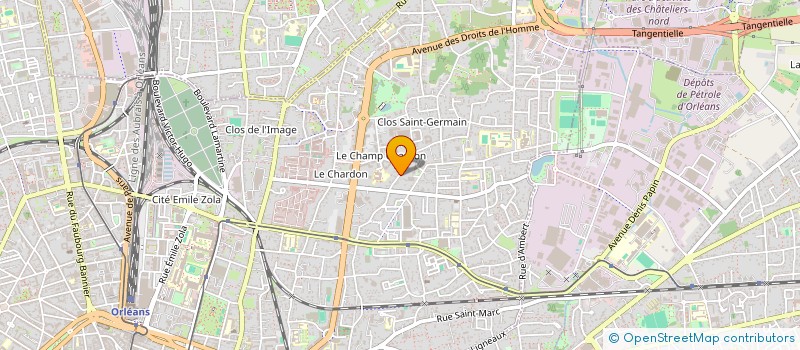 localisation de l'entreprise MADAME ROSA DA CUNHA PINTO à ORLEANS