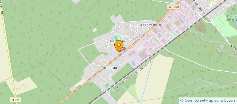localisation de l'entreprise MADAME ROSA DUARTE PRAZERES  PESSAC