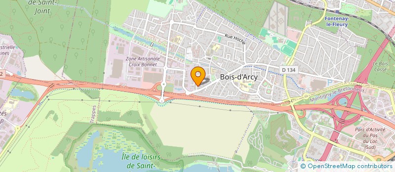 localisation de l'entreprise MADAME ROSA-FLORINDA DE ALMEIDA  BOIS-D'ARCY