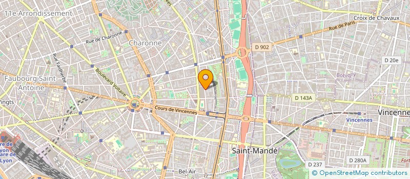 localisation de l'entreprise MADAME ROSA GABBERT  PARIS