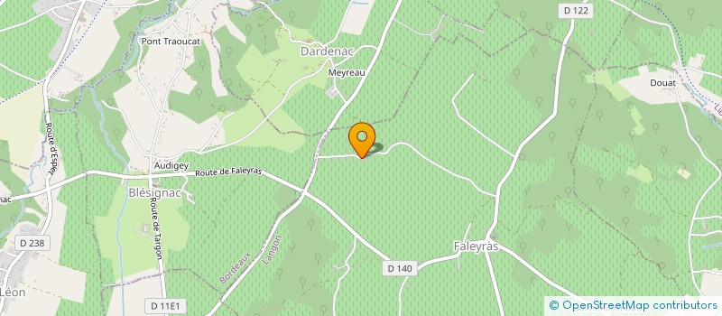 localisation de l'entreprise MADAME ROSA HEITOR BRIDO  FALEYRAS