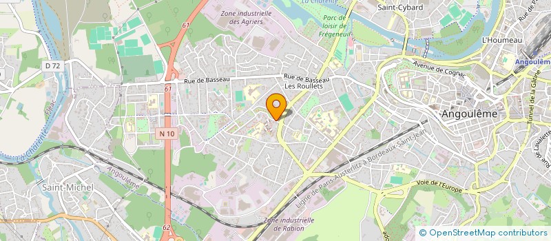 localisation de l'entreprise MADAME ROSA HERNANDEZ à ANGOULEME