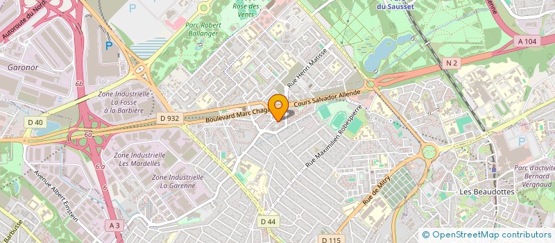 localisation de l'entreprise MADAME ROSA INJAI à AULNAY-SOUS-BOIS