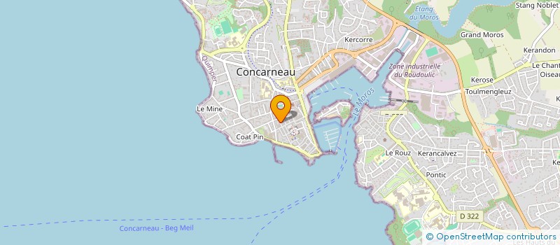 localisation de l'entreprise MADAME ROSA LE DIVENACH à CONCARNEAU