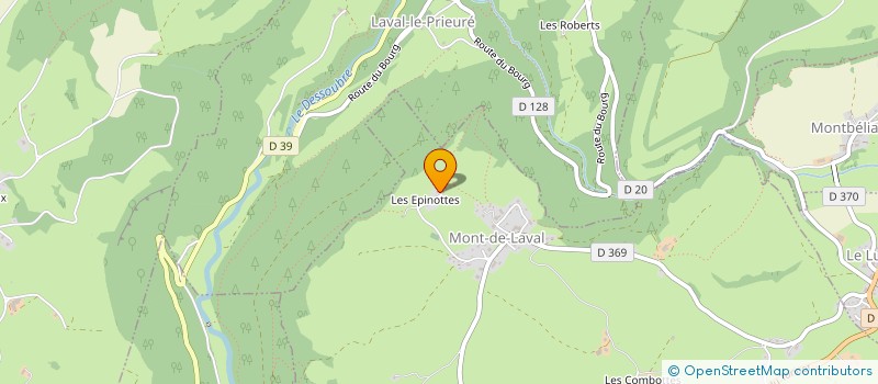 localisation de l'entreprise MADAME ROSA LOPES ESTEVES  MONT-DE-LAVAL