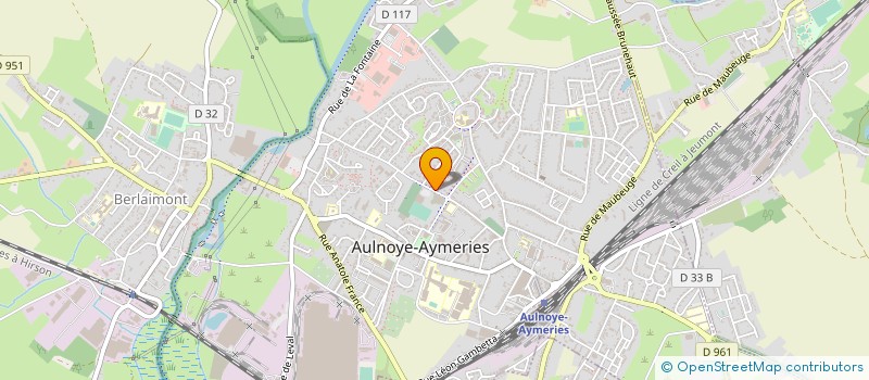 localisation de l'entreprise MADAME ROSA MARIA ALVARAES DIAS  AULNOYE-AYMERIES