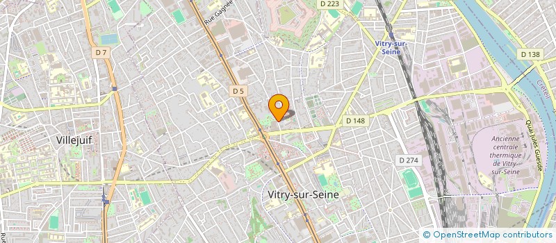 localisation de l'entreprise MADAME ROSA MARIA ARANDILLA CILLERO à VITRY-SUR-SEINE