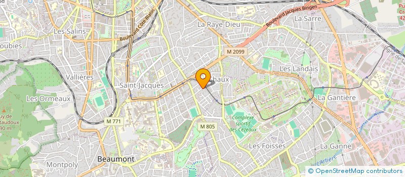 localisation de l'entreprise MADAME ROSA MARIA SANTOS SEBASTIAO  CLERMONT-FERRAND