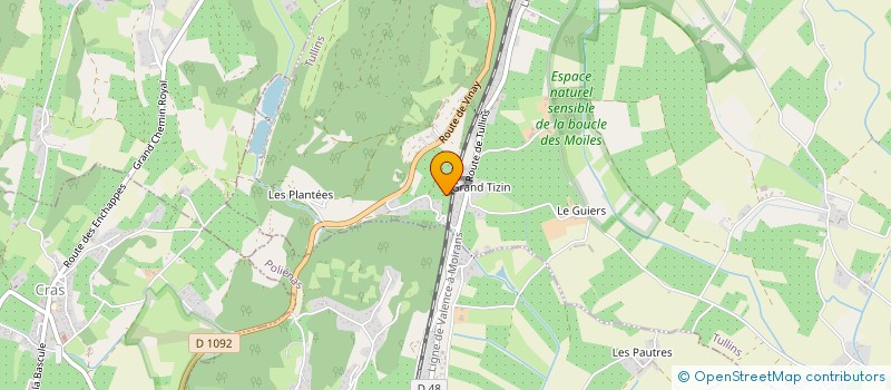 localisation de l'entreprise MADAME ROSA MASSIT à TULLINS