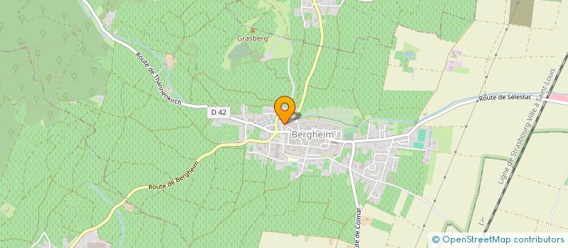 localisation de l'entreprise MADAME ROSA MONTEIRO DE CASTRO  BERGHEIM