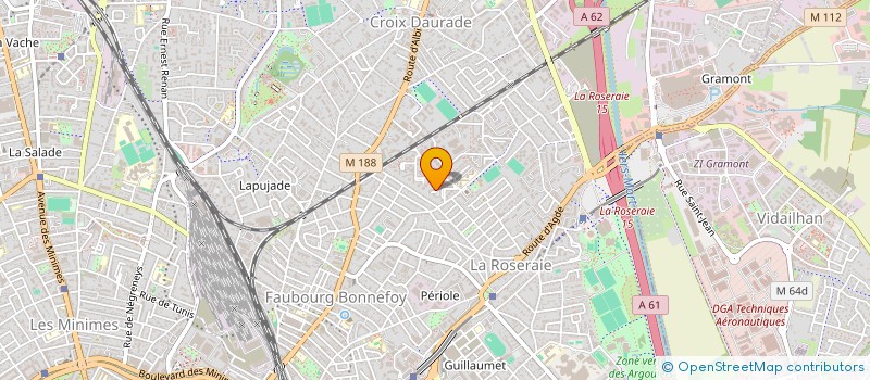 localisation de l'entreprise MADAME ROSA MOUKHAMETDINOVA à TOULOUSE