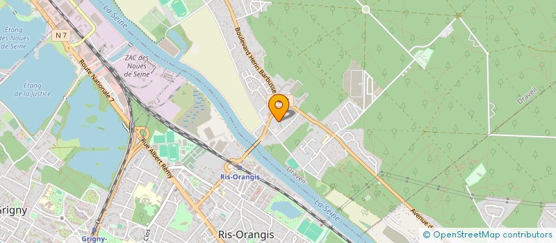 localisation de l'entreprise MADAME ROSA NEDJAM à DRAVEIL