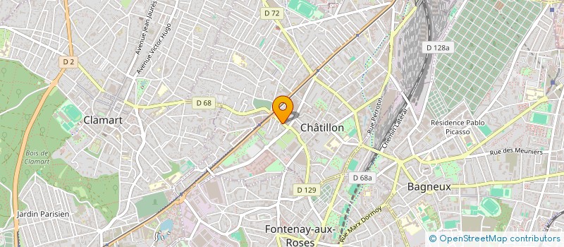 localisation de l'entreprise MADAME ROSA PALMIERI à CHATILLON