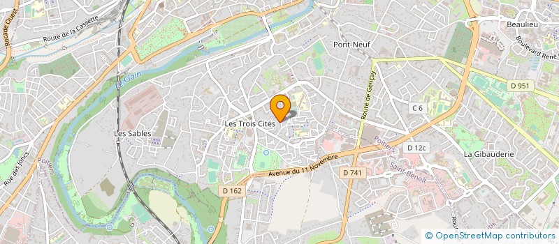 localisation de l'entreprise MADAME ROSA PERRAIN  POITIERS