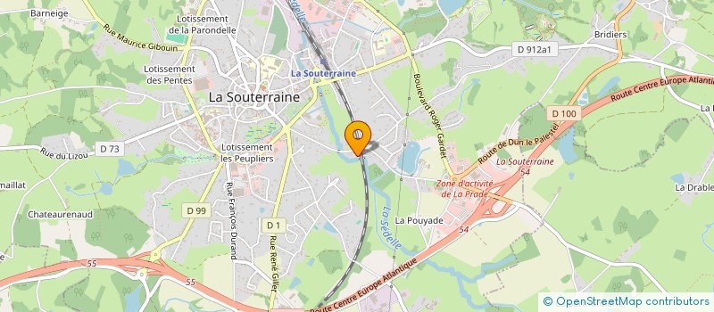localisation de l'entreprise MADAME ROSA PRESTILEO  LA SOUTERRAINE