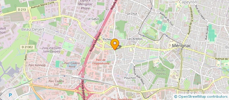 localisation de l'entreprise MADAME ROSA SALGUEIRO LOPES  MERIGNAC