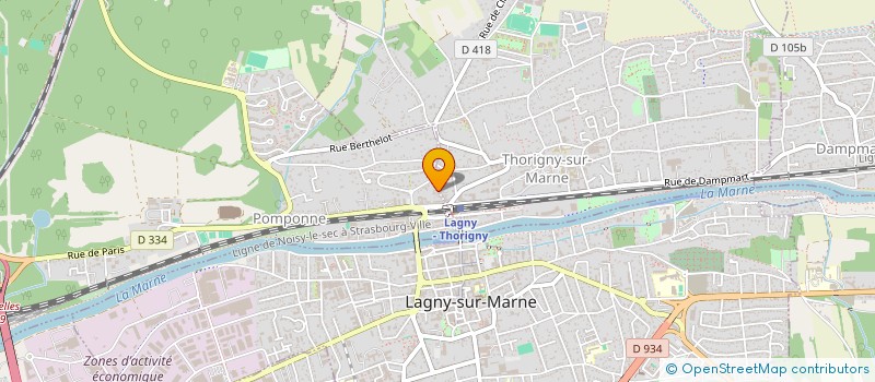 localisation de l'entreprise MADAME ROSA TEIXEIRA GONCALVES  POMPONNE