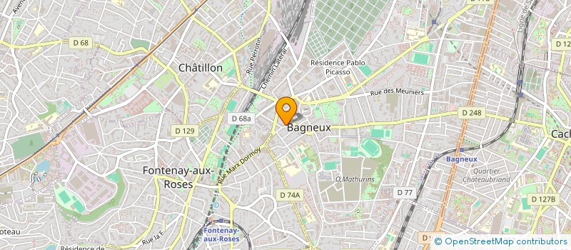 localisation de l'entreprise MADAME ROSA TLAMSI à BAGNEUX