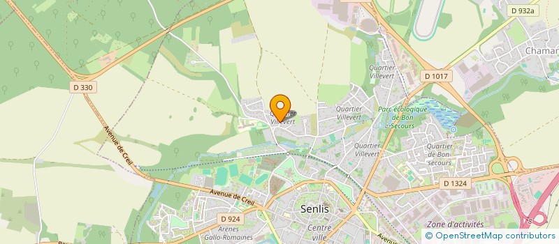 localisation de l'entreprise MADAME ROSA TOMAZZOLLI  SENLIS