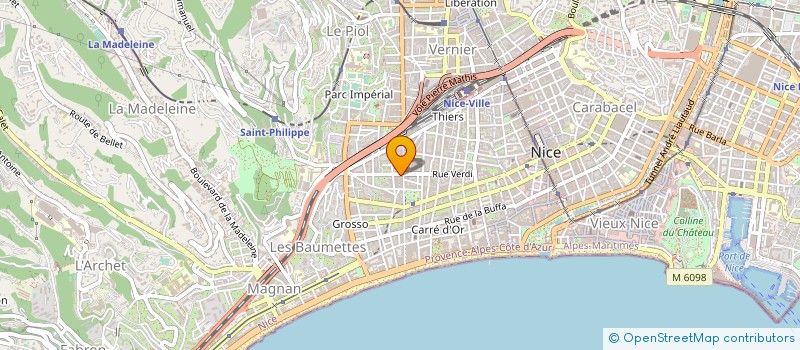 localisation de l'entreprise MADAME ROSA VARRONE à NICE