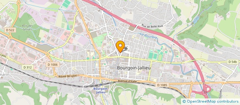 localisation de l'entreprise MADAME ROSA YUSTE  BOURGOIN-JALLIEU